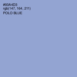 #93A4D3 - Polo Blue Color Image